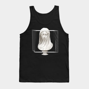 Aesthetic Statue Glitch #2 ∆∆∆∆ Graphic Design/Illustration Tank Top